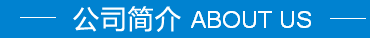 公司簡(jiǎn)介 公司簡(jiǎn)介